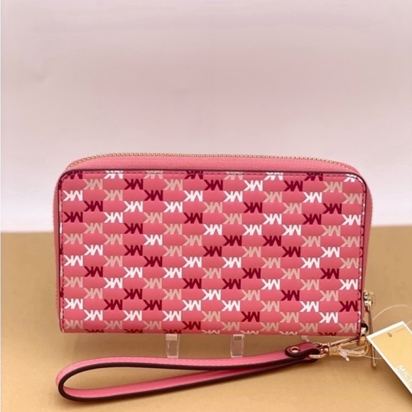 Michael Kors Jet Set Travel Wallet Phone Case Wristlet - Picture 3 of 8